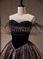 Elegant Black Mini Off Shoulder Evening Gowns 2