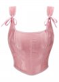 Victorian Inspired Pink Overbust Shoulder Straps