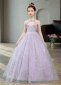 Children Halter Neck Tulle Sequin Party Formal Graduations Dresses