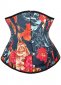 Vintage Women Printed Ceinture Underbust Corset