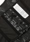 Black PVC Classic Overbust Corset 4