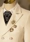 Boys Textured 6Pcs Formal Beige Suit 2