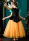 Girls Pumpkin Vampire Cosplay Tulle Tutu Dress