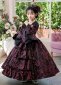 Children 18th Century Ball Gown Vampire Halloween Costume 1