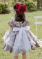 Children Girls Floral Short Sleeved Lolita Mini Dress 7