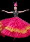 Super Large Skirt Tulle Ruffled Dresses For Samba Dance 2