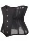 Black Waist Training Mesh Underbust Corset