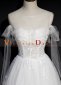 White Short Evening Dress Sweetheart A Line Wedding Dress 3