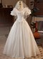 Vintage Princess White Satin 20s Party Dresses