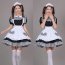 Cute French Apron Maid Lolita Dresses Costume Women Sexy Lingerie Cosplay Servant Uniform