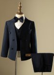 Boys Suits 5 Piece Slim Fit Suit for Kids Formal Ring Bearer Suits