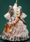 17th Century Girls Ball Gown Children Brocade Jacquard Theater Costume
