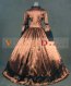 Gold Long Sleeve Lace Gothic Victorian Ball Gown Renaissance Victorian Dress 3