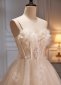 White Spaghett Straps Appliques A Line Mini Formal Dresses 1