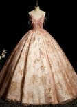 Custom-made Sparkly Tulle Feather Backless Party Dress