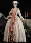 Women Apricot Marie Antoinette Dress