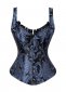 Historical Renaissance Jacquard Brocade Corset Vest