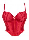 Red Sexy Shoulder Strap Top Bustier Bra Corset