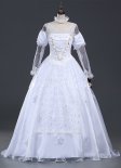 真新しいゴージャスな大人の女性プリンセスコスプレドレス服
