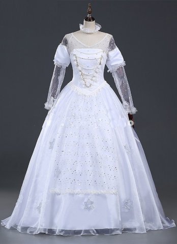 真新しいゴージャスな大人の女性プリンセスコスプレドレス服