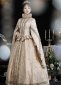 Champagne Medieval Historical Dress