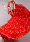 Classic Red Spanish FlamencoPractice Dance Dress 2