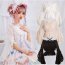 Sweet Women's Summer Chiffon Blouse Flare Sleeve Slash Neck Lolita Top Shirt for Daily All-purpose