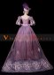 Pink Renaissance Rococo Wedding Gowns Dress for Women 3