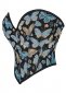 Butterfly Printed Sexy Brocade Overbust Corset 1