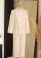 Embroidery Tuxedo Suits Kids White Suits Wedding Ring Bearer Outfit 2