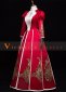 Red Rococo Baroque Queen Ball Dress 18th Century Medieval Victorian Wedding Dress