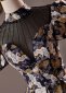 Black Vintage Brocade Sexy Party Evening Dress