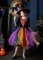 Girls Pumpkin Vampire Cosplay Purple Tulle Tutu Dress