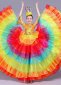 Rainbow Tulle Ruffled Dancing Dresses Professional Outfit 2