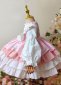 Girls Flower Princess Embroidered Layered Birthday Party Dress 1