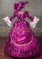 Purple Long Flare Sleeves Lace Vintage Rococo Masquerade Ball Gown with Hat 3