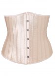 Champagne Satin Underbust Corset