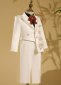 White Fashion Tuxedo Set for Weddings 4