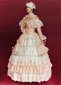 Vintage Out off shoulder Victorian Party Dress Pink Souther Bell Women Ball Gown