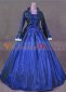 Blue Renaissance Victorian Gothic Victorian Dress Gown
