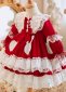 Christmas Lolita Cosplay Princess Dresses for Little Girls