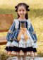 Children A line Velvet fluffy Lolita Dress for Girls 3