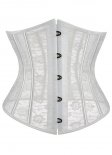 Bride White Lace Underbust Corset