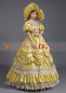 Yellow Flower Baroque Wedding Ball Gown Theatre Costume 3