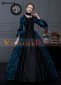 Blue Long Sleeves Gothic Victorian Ball Gown Dress