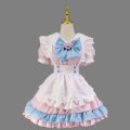 Plus Size Anime Maid Outfit Cosplay Lolita Dresses Kawaii Pink Maid Uniform Housekeeping Halloween Costume For Women