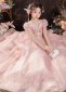Flower Girls Pink Thanksgiving Formal Dresses 1