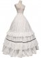 Blue Renaissance Victorian Jacquard Dress 2