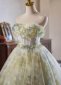 Applique Tulle Off the Shoulder Short Formal Dress 1