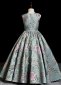 Vintage Brocade Jacquard Masquerades Party Dress 3